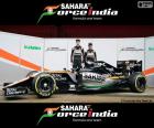 Сахаре силы Индии F1 2016, образованном Нико Хюлькенберг, Sergio Pérez и новый VJM09